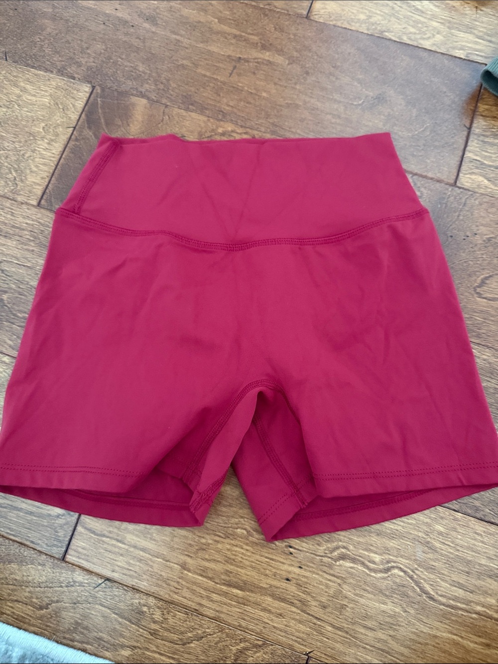 Amazon Women's High-Waist Bike Shorts - Raspberry